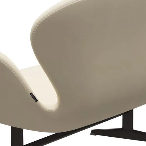 Fritz Hansen Swan™ Sofa 2 Seater, Brown Bronze/Divina White
