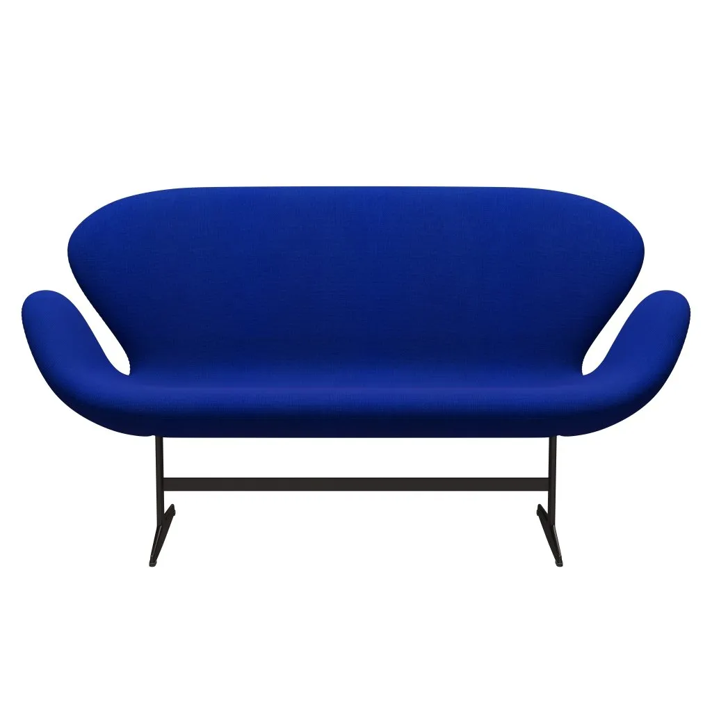 Fritz Hansen Swan™ Sofa 2 Seater, Brown Bronze/Hallingdal Blue