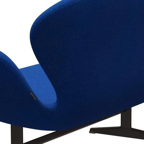 Fritz Hansen Swan™ Sofa 2 Seater, Brown Bronze/Hallingdal Coral Blue