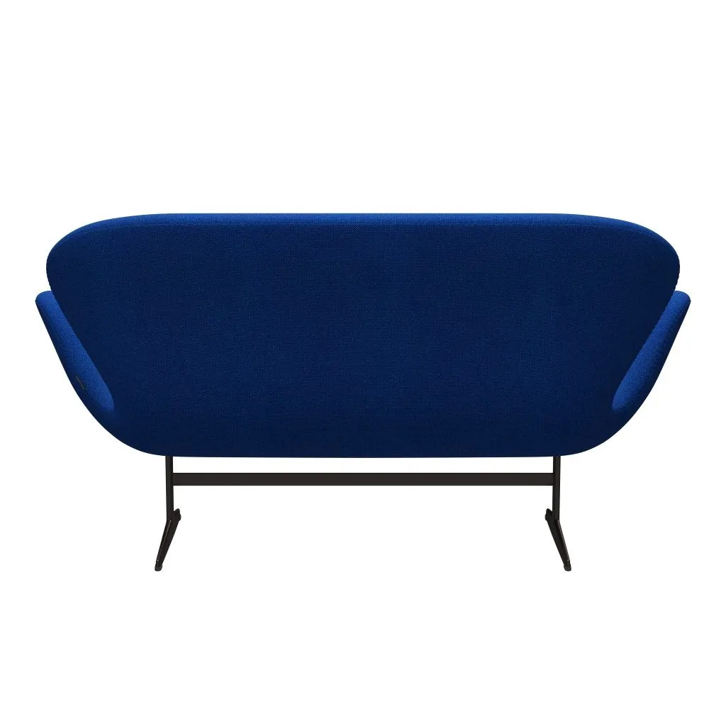 Fritz Hansen Swan™ Sofa 2 Seater, Brown Bronze/Hallingdal Coral Blue