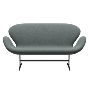 Fritz Hansen Swan™ Sofa 2 Seater, Brown Bronze/Hallingdal Grey