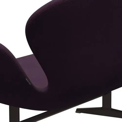 Fritz Hansen Swan™ Sofa 2 Seater, Brown Bronze/Steelcut Medium Violet