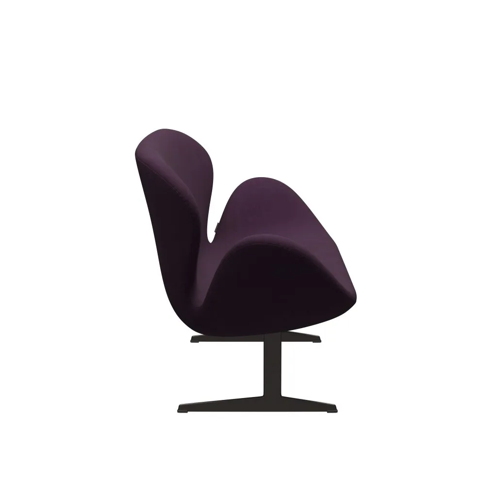 Fritz Hansen Swan™ Sofa 2 Seater, Brown Bronze/Steelcut Medium Violet