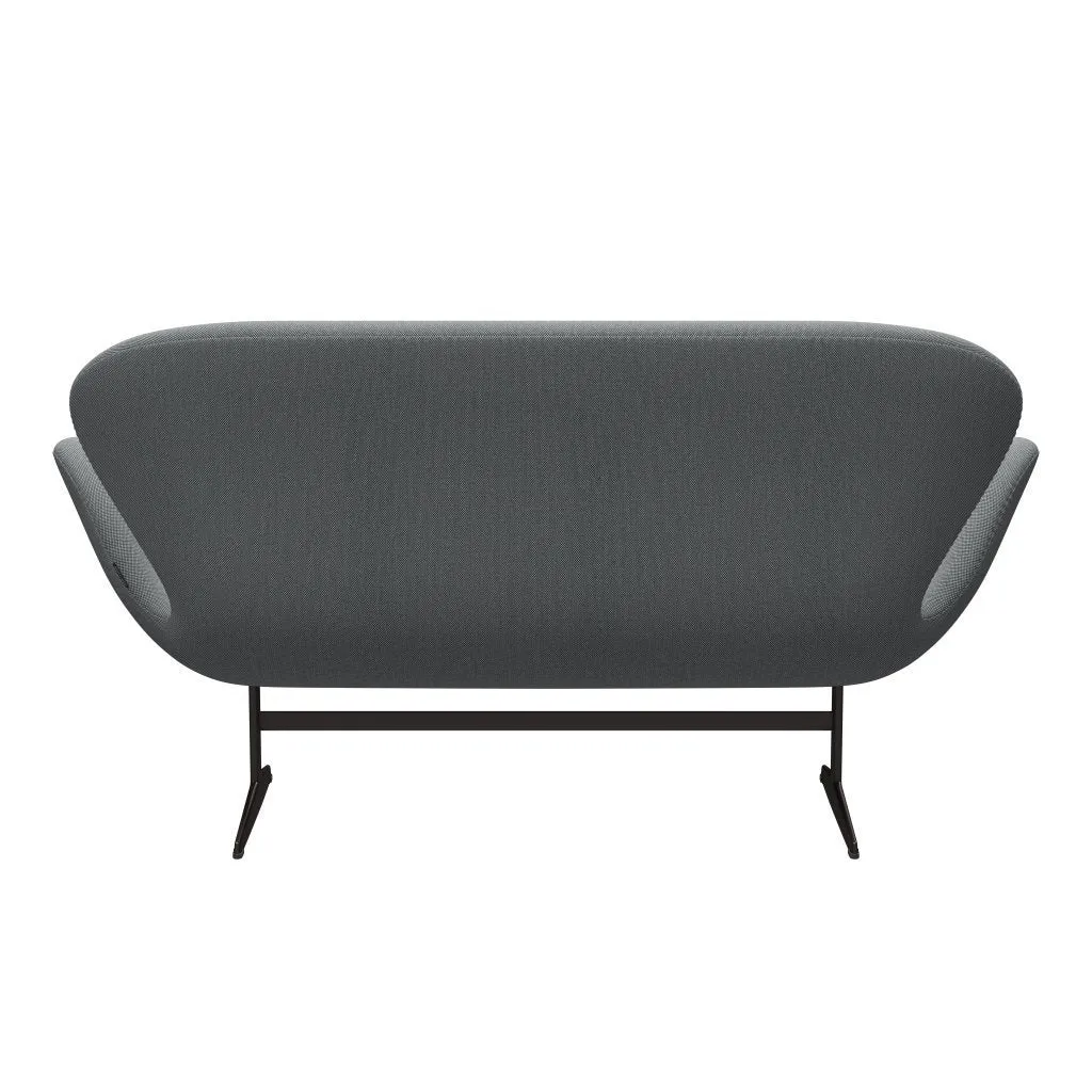 Fritz Hansen Swan™ Sofa 2 Seater, Brown Bronze/Steelcut Trio Grey