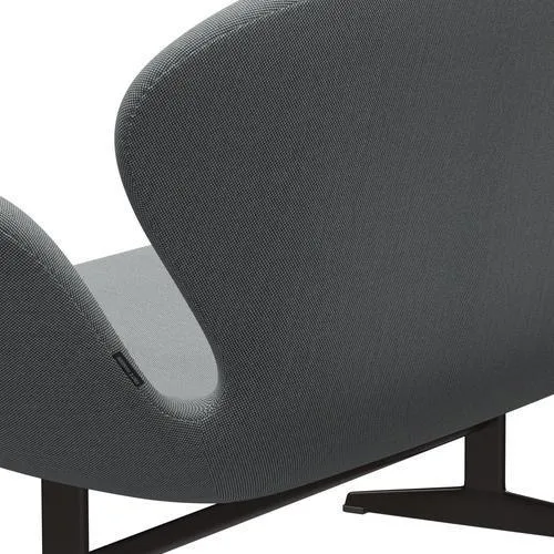 Fritz Hansen Swan™ Sofa 2 Seater, Brown Bronze/Steelcut Trio Grey