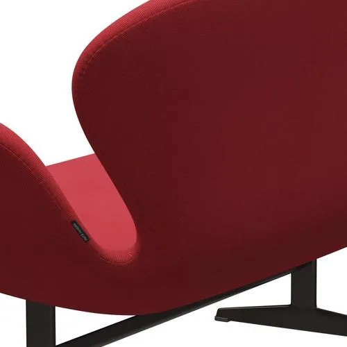 Fritz Hansen Swan™ Sofa 2 Seater, Brown Bronze/Steelcut Trio Red