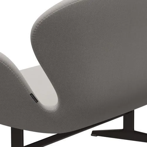 Fritz Hansen Swan™ Sofa 2 Seater, Brown Bronze/Steelcut Trio White & Grey