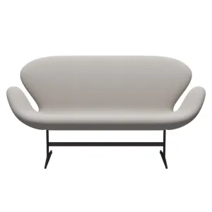 Fritz Hansen Swan™ Sofa 2 Seater, Brown Bronze/Steelcut Trio White & Grey