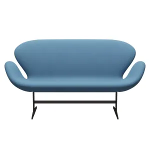 Fritz Hansen Swan™ Sofa 2 Seater, Brown Bronze/Tonus Pastel Blue