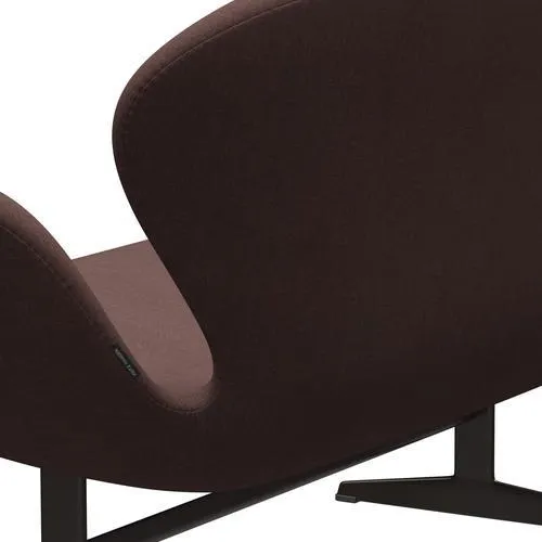 Fritz Hansen Swan™ Sofa 2 Seater, Brown Bronze/Tonus Violet Grey