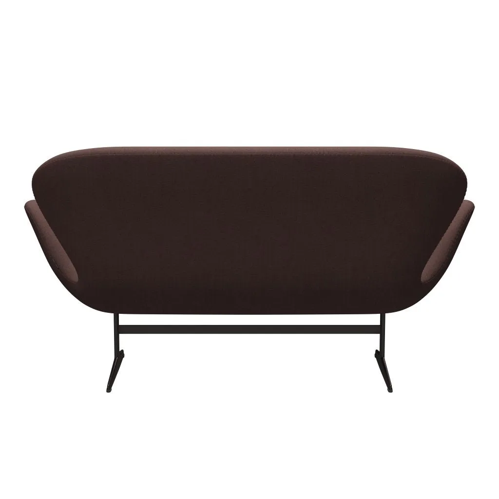 Fritz Hansen Swan™ Sofa 2 Seater, Brown Bronze/Tonus Violet Grey