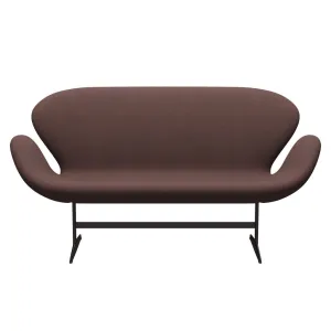 Fritz Hansen Swan™ Sofa 2 Seater, Brown Bronze/Tonus Violet Grey