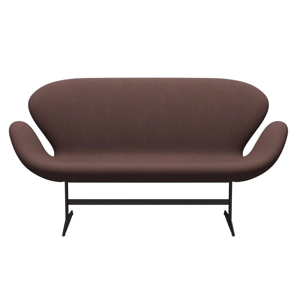 Fritz Hansen Swan™ Sofa 2 Seater, Brown Bronze/Tonus Violet Grey