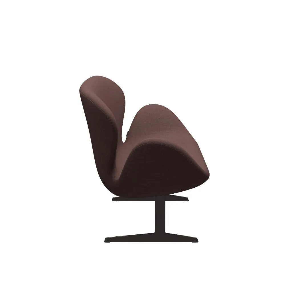 Fritz Hansen Swan™ Sofa 2 Seater, Brown Bronze/Tonus Violet Grey