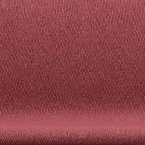 Fritz Hansen Swan™ Sofa 2 Seater, Satin Brushed Aluminium/Fiord Pink