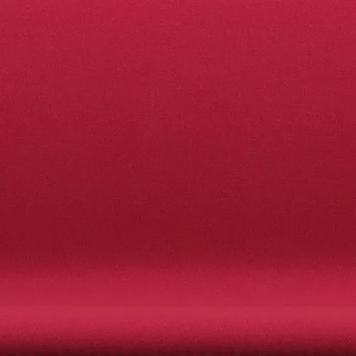 Fritz Hansen Swan™ Sofa 2 Seater, Satin Brushed Aluminium/Tonus Cherry