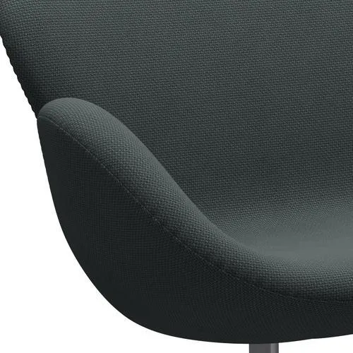 Fritz Hansen Swan™ Sofa 2 Seater, Silver Grey/Diablo Steel Grey