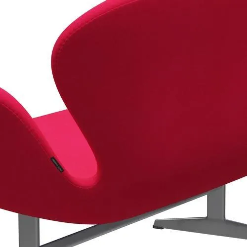Fritz Hansen Swan™ Sofa 2 Seater, Silver Grey/Divina Lipstick Pink