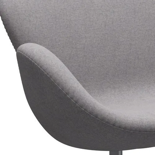 Fritz Hansen Swan™ Sofa 2 Seater, Silver Grey/Divina Md Cool Light Grey