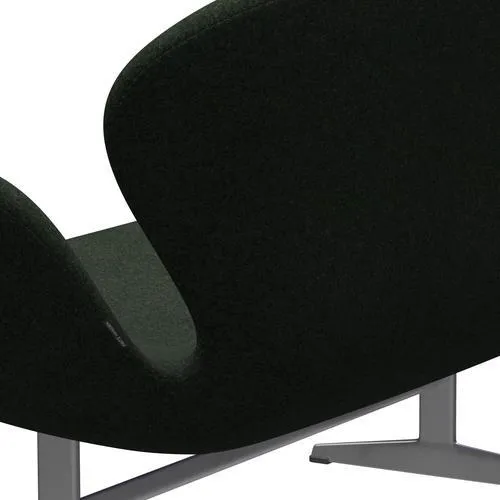 Fritz Hansen Swan™ Sofa 2 Seater, Silver Grey/Divina Md Moss Green