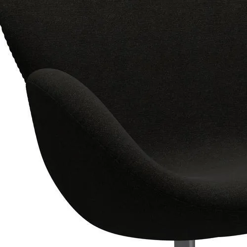 Fritz Hansen Swan™ Sofa 2 Seater, Silver Grey/Hallingdal Brown/Dark Grey