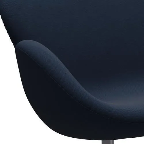 Fritz Hansen Swan™ Sofa 2 Seater, Silver Grey/Steelcut Ocean Blue Dark