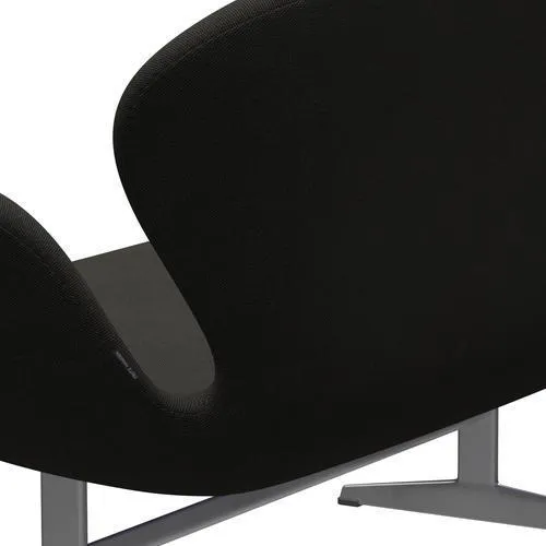 Fritz Hansen Swan™ Sofa 2 Seater, Silver Grey/Steelcut Trio Dark Brown