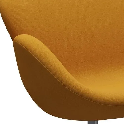 Fritz Hansen Swan™ Sofa 2 Seater, Silver Grey/Tonus Warm Yellow