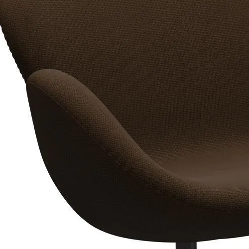 Fritz Hansen Swan™ Sofa 2 Seater, Warm Graphite/Diablo Chestnut