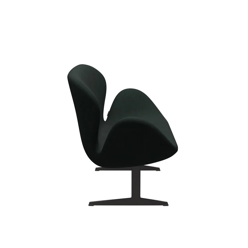Fritz Hansen Swan™ Sofa 2 Seater, Warm Graphite/Divina Charcoal