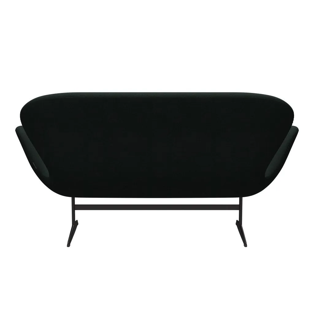 Fritz Hansen Swan™ Sofa 2 Seater, Warm Graphite/Divina Charcoal
