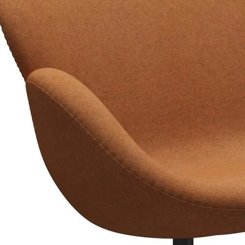 Fritz Hansen Swan™ Sofa 2 Seater, Warm Graphite/Divina Melange Orange Light