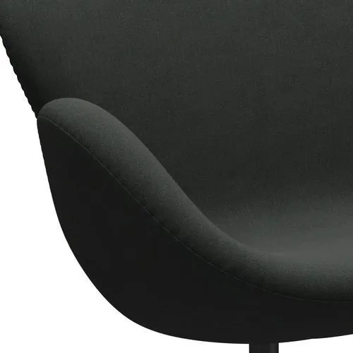 Fritz Hansen Swan™ Sofa 2 Seater, Warm Graphite/Fiord Black Multicoloured