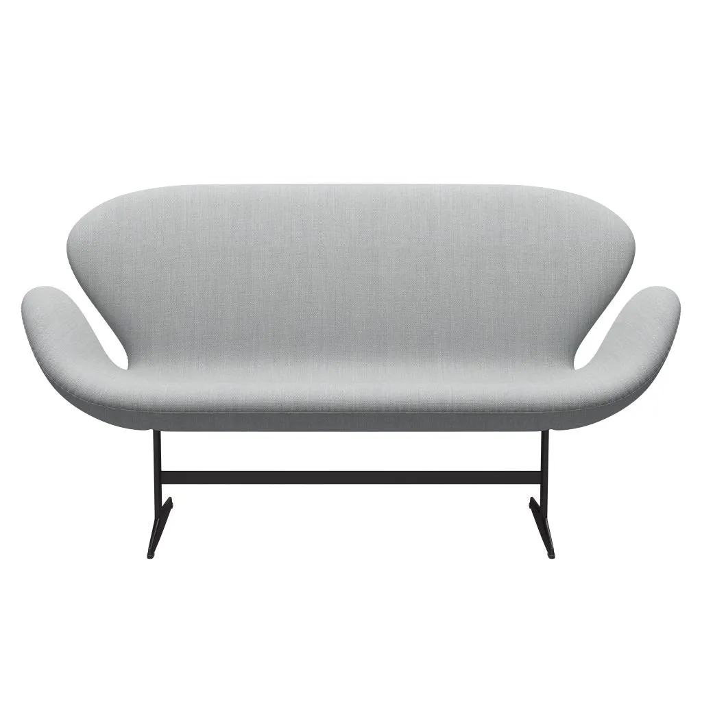 Fritz Hansen Swan™ Sofa 2 Seater, Warm Graphite/Fiord Grey/Medium Grey