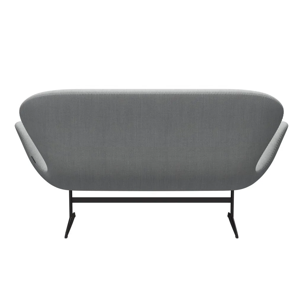 Fritz Hansen Swan™ Sofa 2 Seater, Warm Graphite/Fiord Grey/Medium Grey