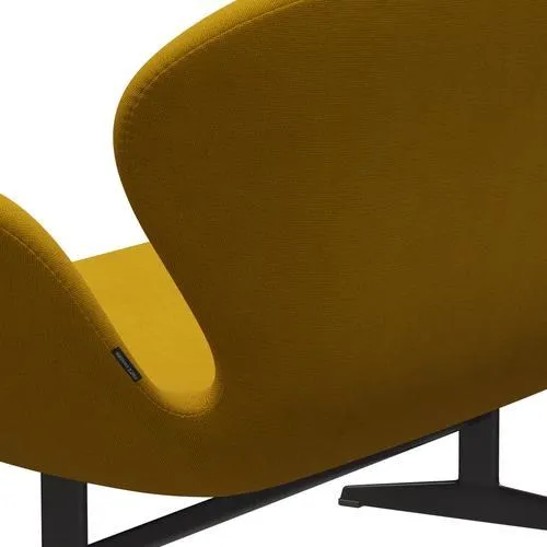 Fritz Hansen Swan™ Sofa 2 Seater, Warm Graphite/Hallingdal Mustard