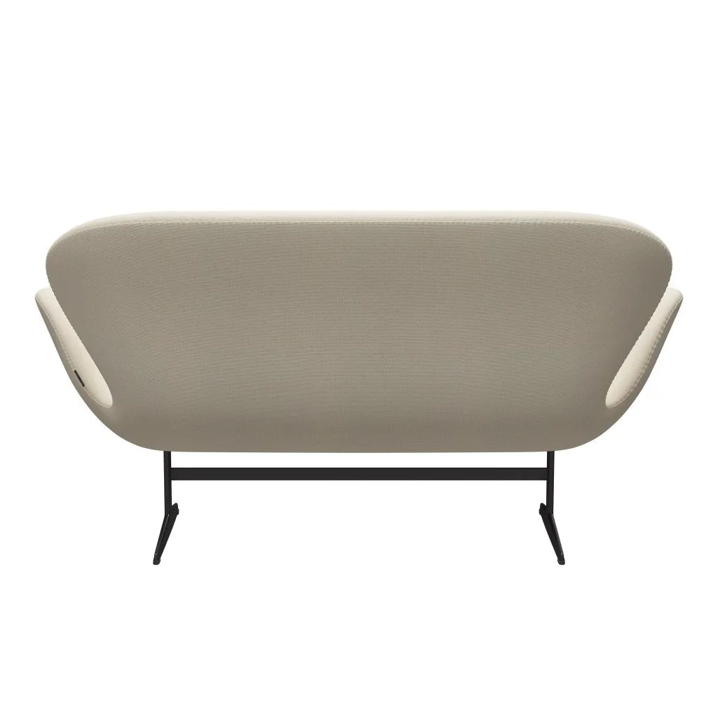 Fritz Hansen Swan™ Sofa 2 Seater, Warm Graphite/Hallingdal Wool White
