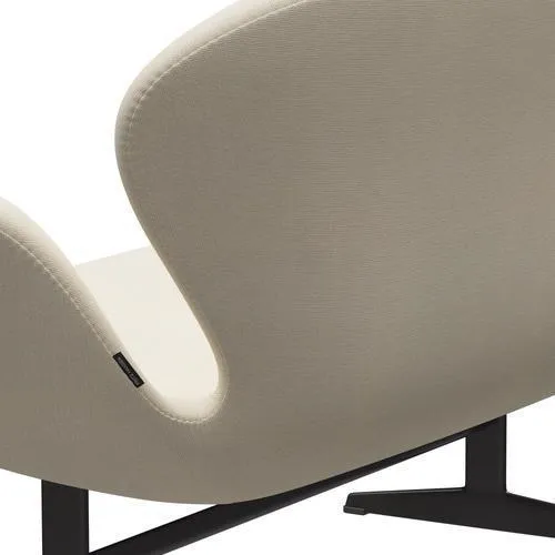 Fritz Hansen Swan™ Sofa 2 Seater, Warm Graphite/Hallingdal Wool White
