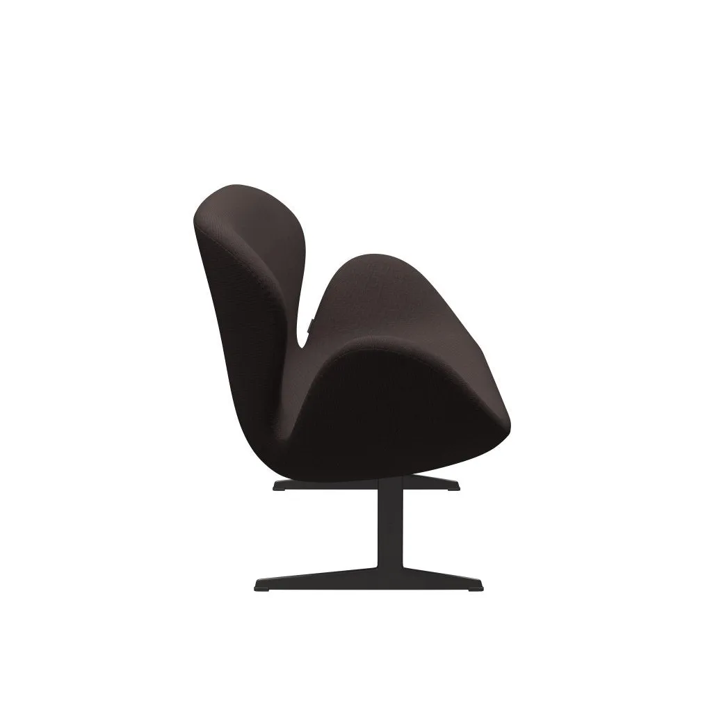 Fritz Hansen Swan™ Sofa 2 Seater, Warm Graphite/Steelcut Dark Earth Brown