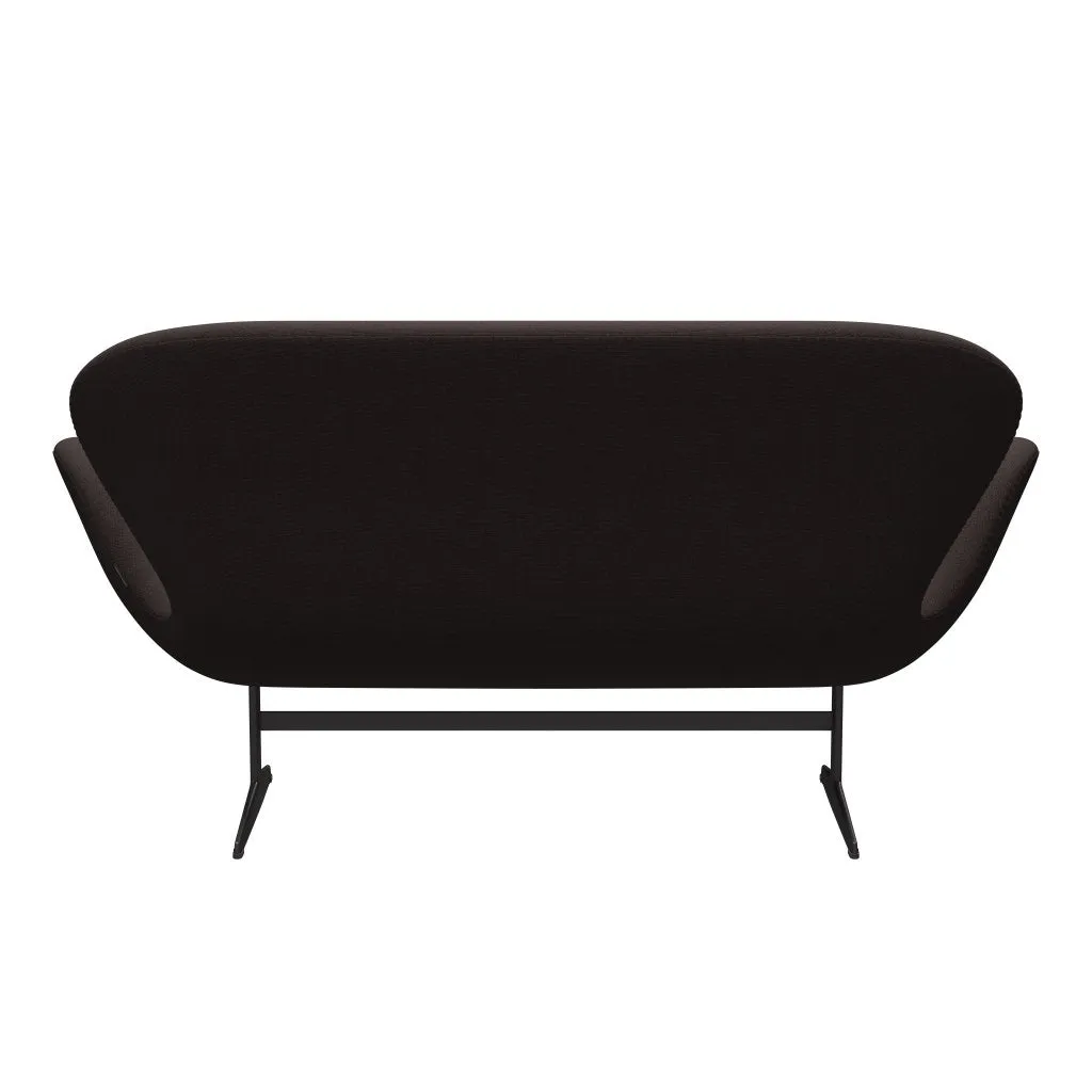 Fritz Hansen Swan™ Sofa 2 Seater, Warm Graphite/Steelcut Dark Earth Brown