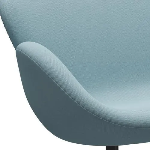 Fritz Hansen Swan™ Sofa 2 Seater, Warm Graphite/Steelcut Pastel Blue