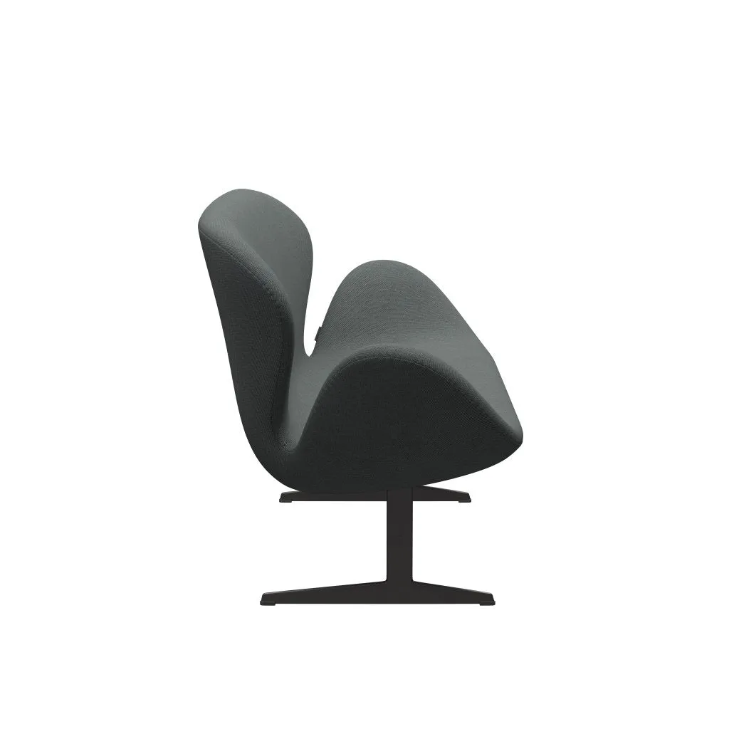 Fritz Hansen Swan™ Sofa 2 Seater, Warm Graphite/Steelcut Trio Coal