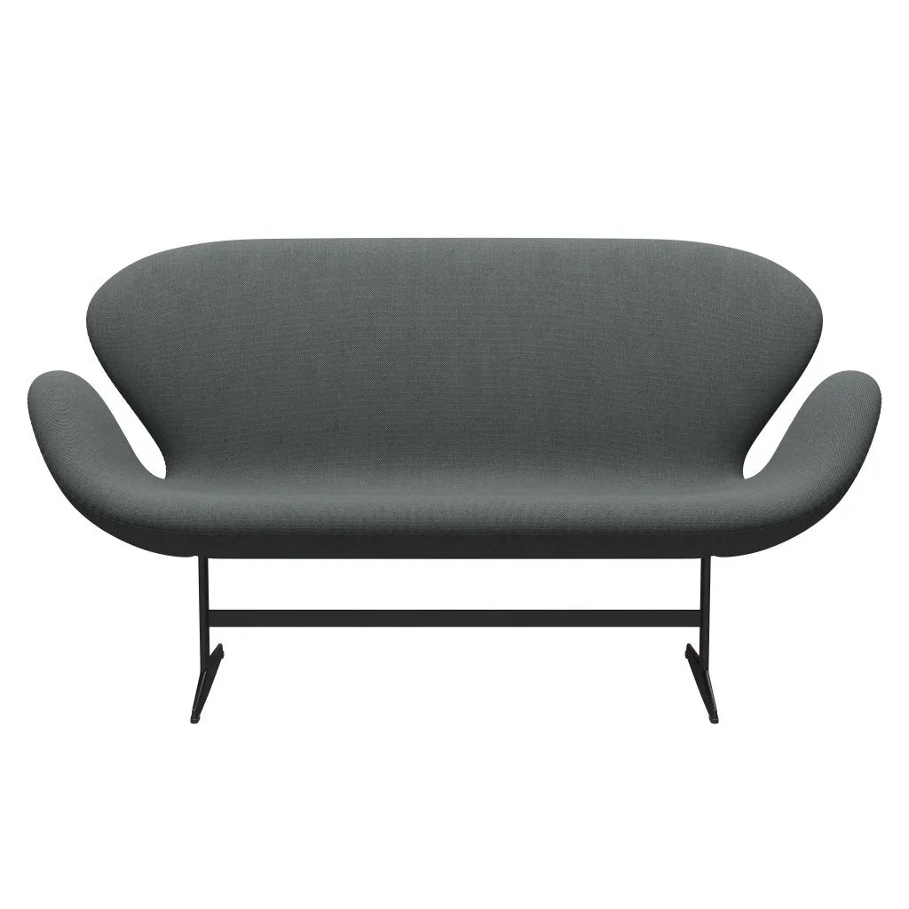 Fritz Hansen Swan™ Sofa 2 Seater, Warm Graphite/Steelcut Trio Coal
