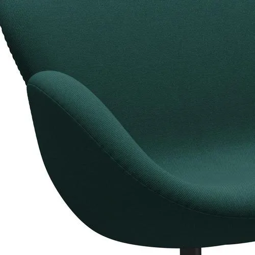 Fritz Hansen Swan™ Sofa 2 Seater, Warm Graphite/Steelcut Trio Dark Green