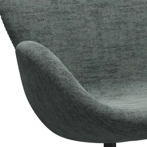 Fritz Hansen Swan™ Sofa 2 Seater, Warm Graphite/Sunniva Black/White