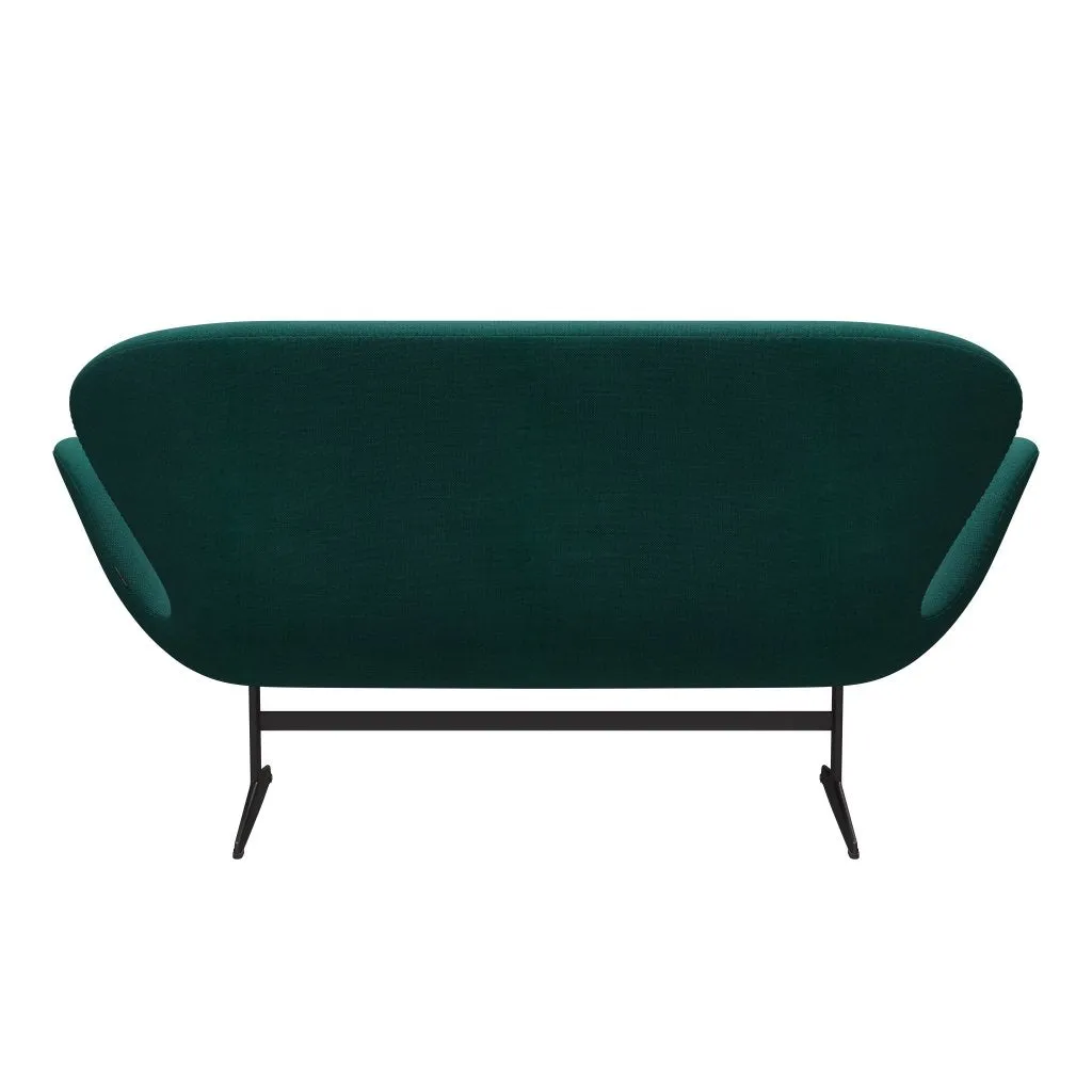 Fritz Hansen Swan™ Sofa 2 Seater, Warm Graphite/Sunniva Green