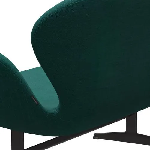 Fritz Hansen Swan™ Sofa 2 Seater, Warm Graphite/Sunniva Green