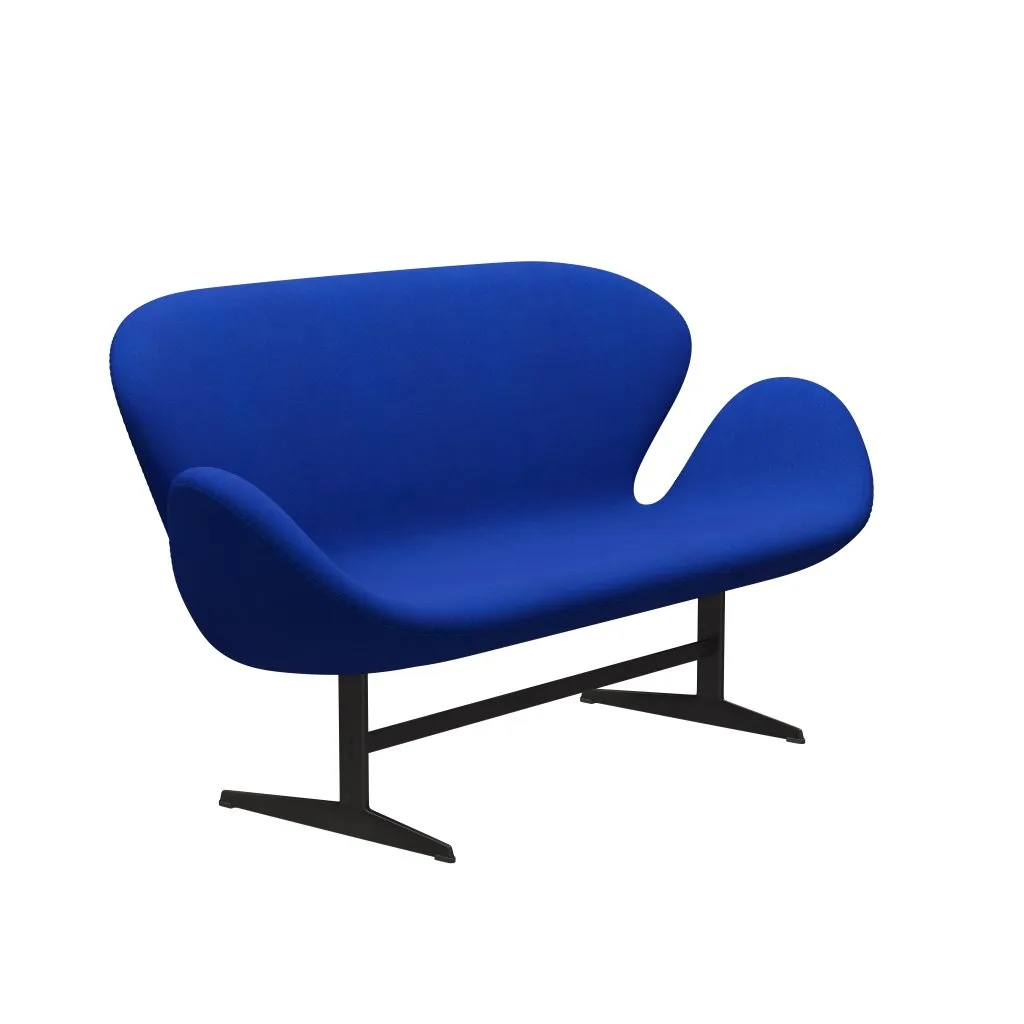 Fritz Hansen Swan™ Sofa 2 Seater, Warm Graphite/Tonus Light Blue