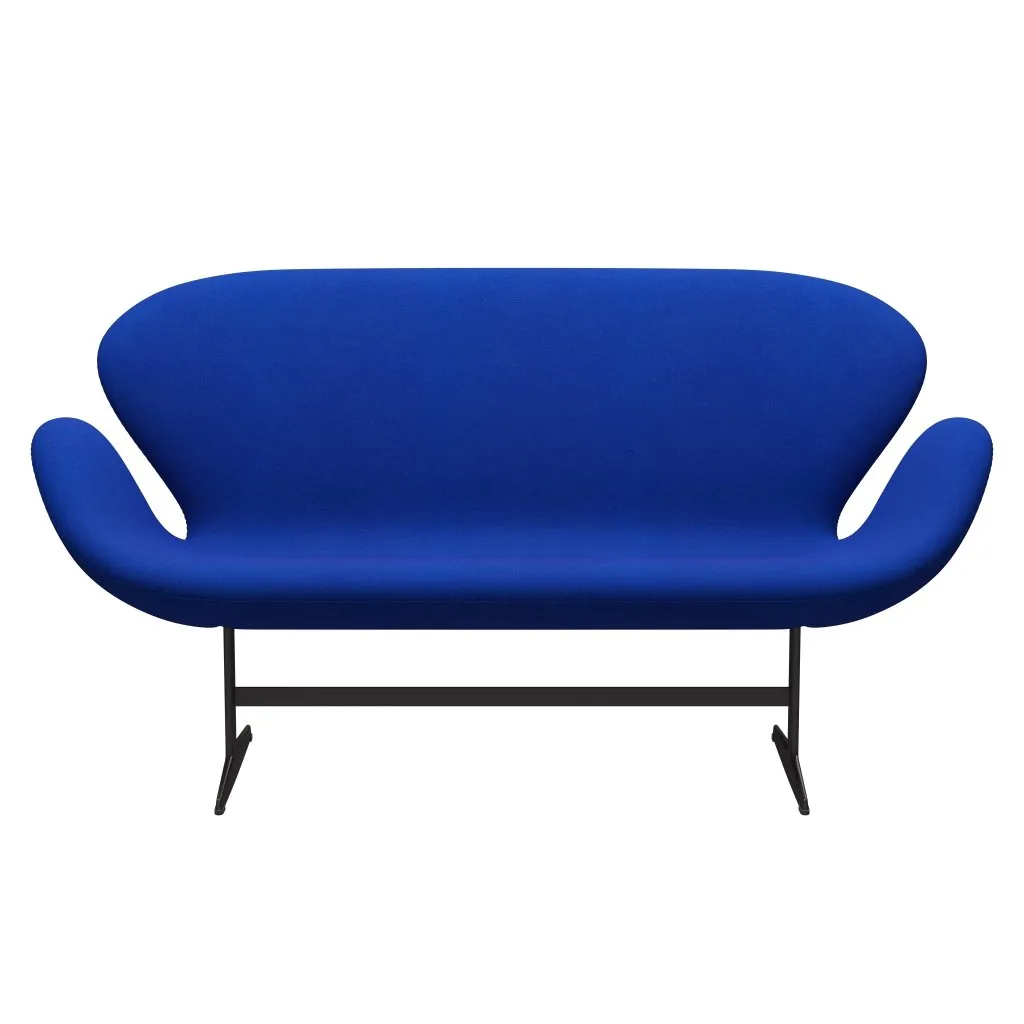 Fritz Hansen Swan™ Sofa 2 Seater, Warm Graphite/Tonus Light Blue