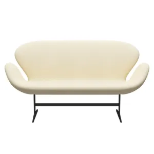 Fritz Hansen Swan™ Sofa 2 Seater, Warm Graphite/Tonus Wool White